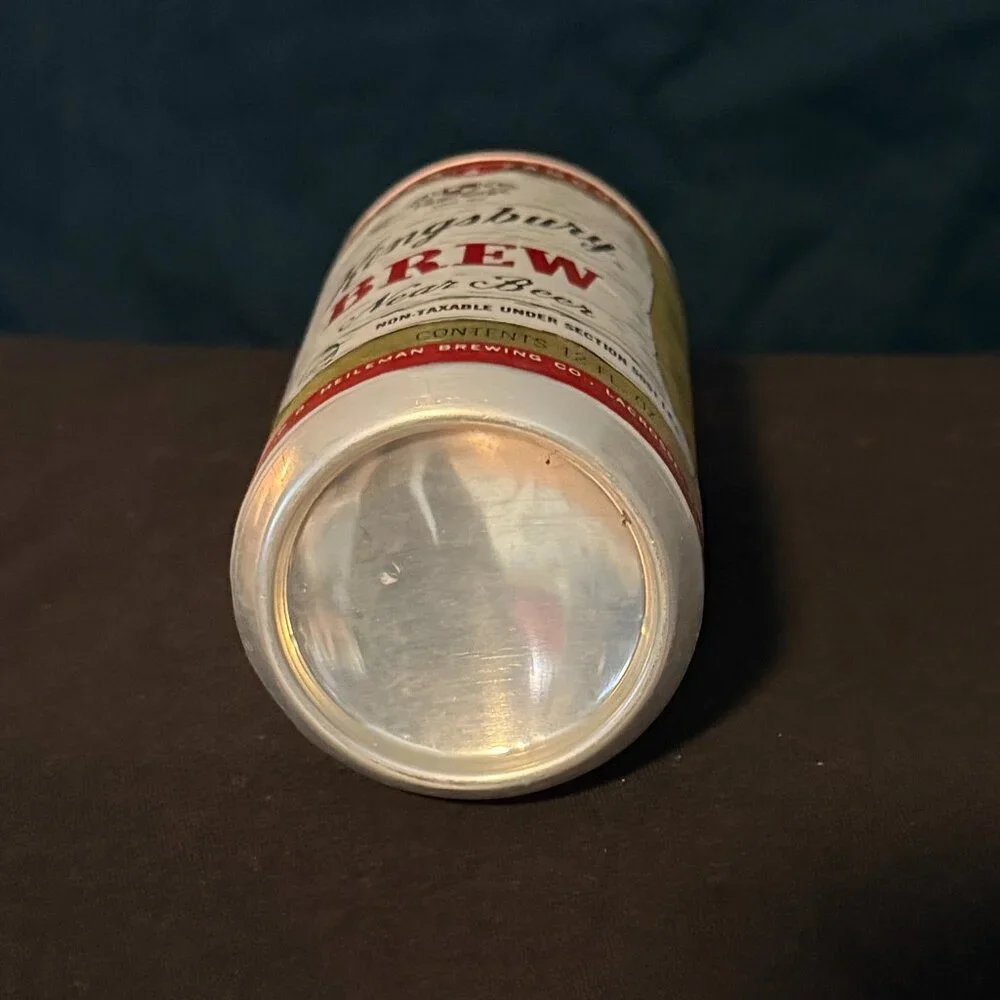 Kingsbury Brew Near Beer vintage aluminum beer can